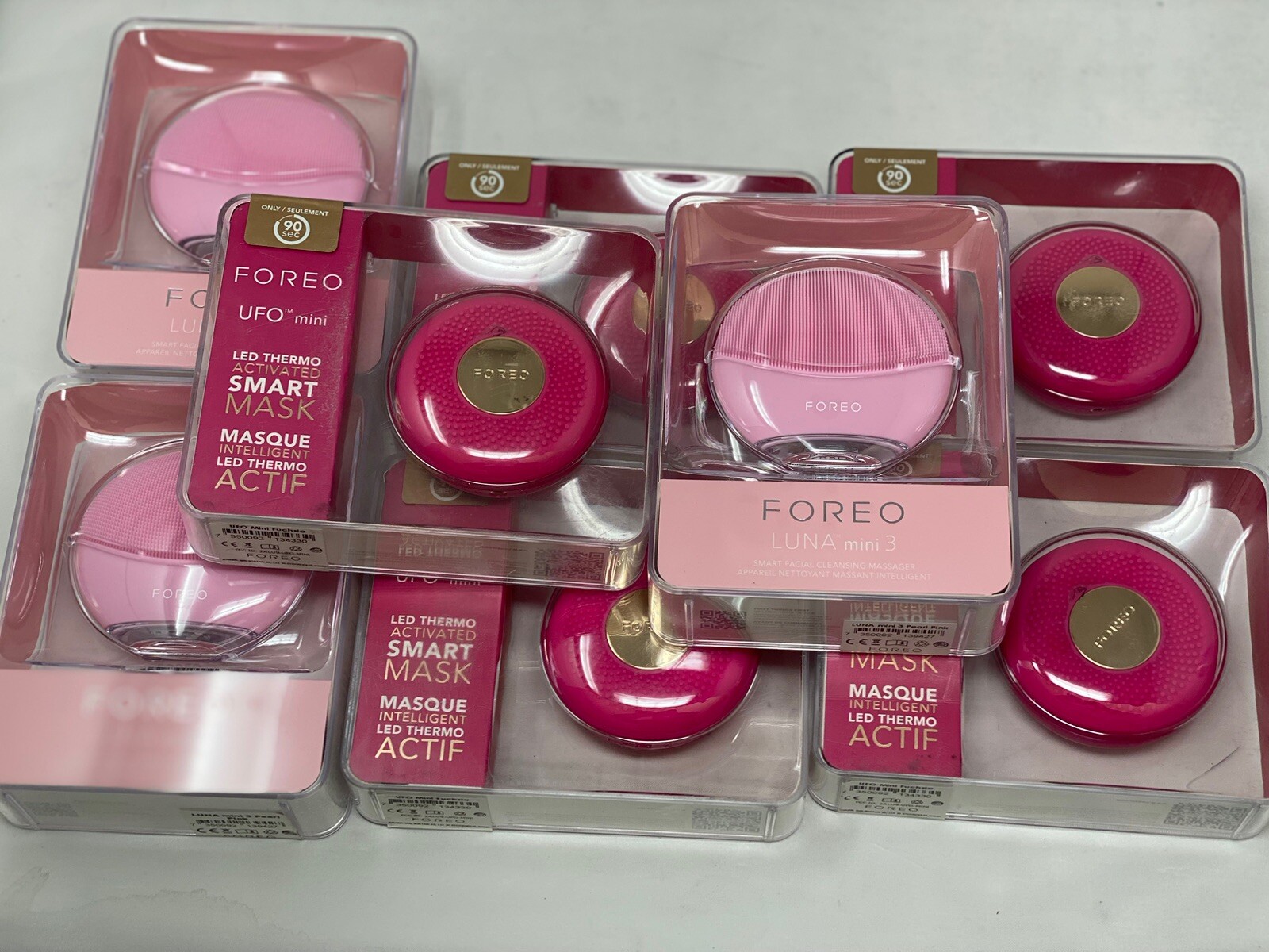 Black Friday🥳Lot Of 8 Foreo Luna Mini Luna 3 T-Sonic Facial Cleansing Device