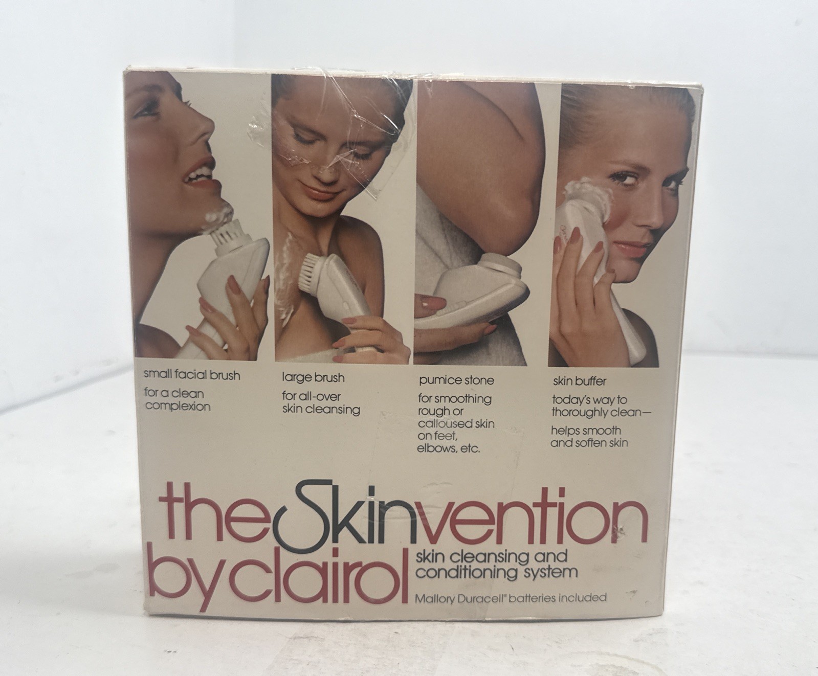 Vintage Skinvention by Clairol 1978 Skin Cleansing Tools Conditioning Brushes
