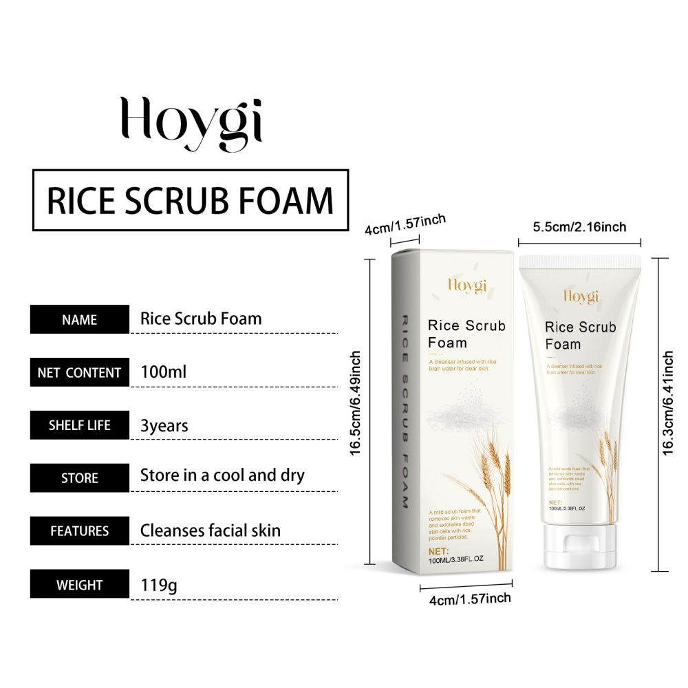 Rice Cleanser ntle Cleansing Hydrating Refreshing Oil Control