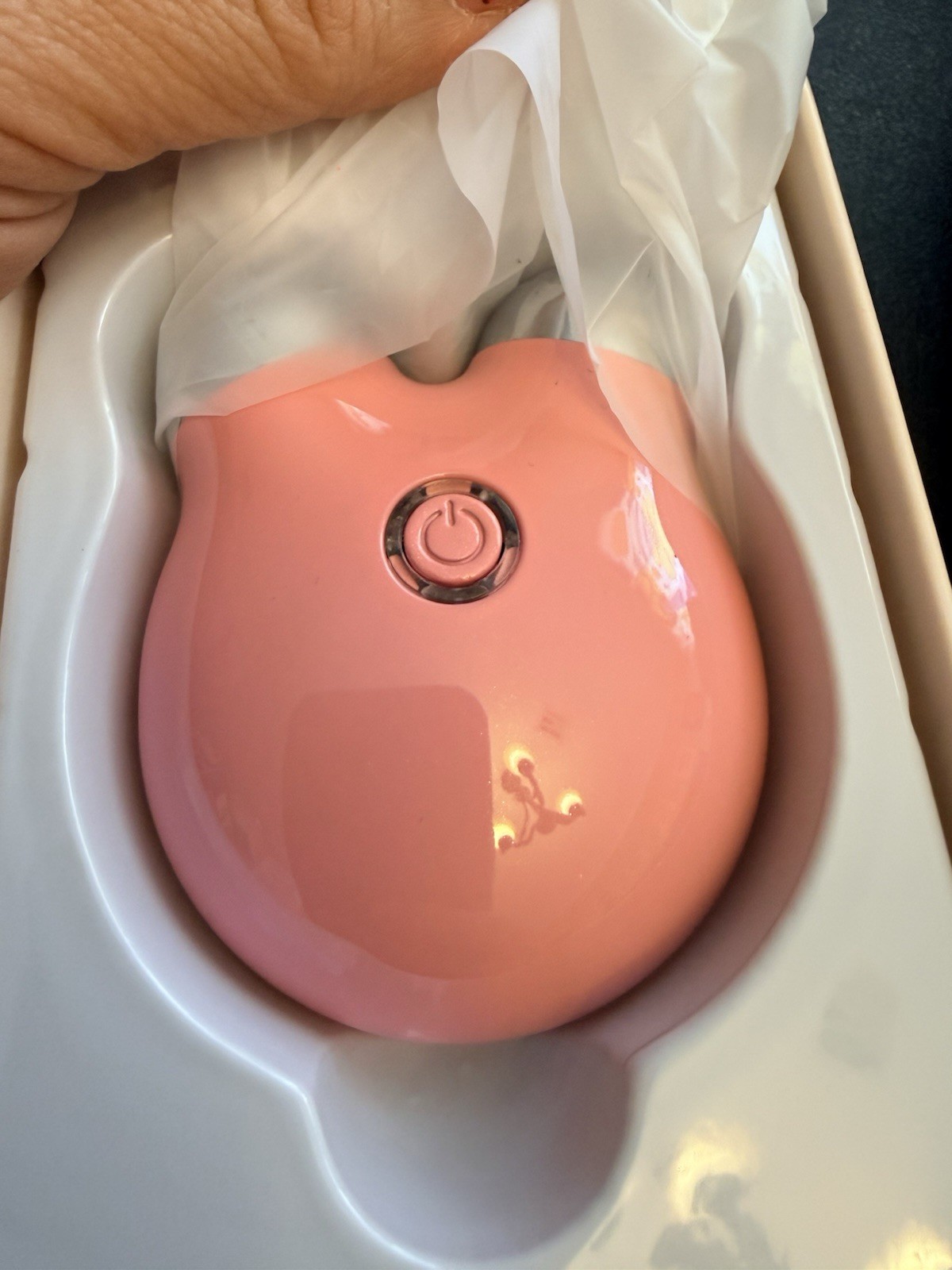 Micro-Sculpt USB Mini Facial Toning Device, Portable, USB Rechargeable, pink