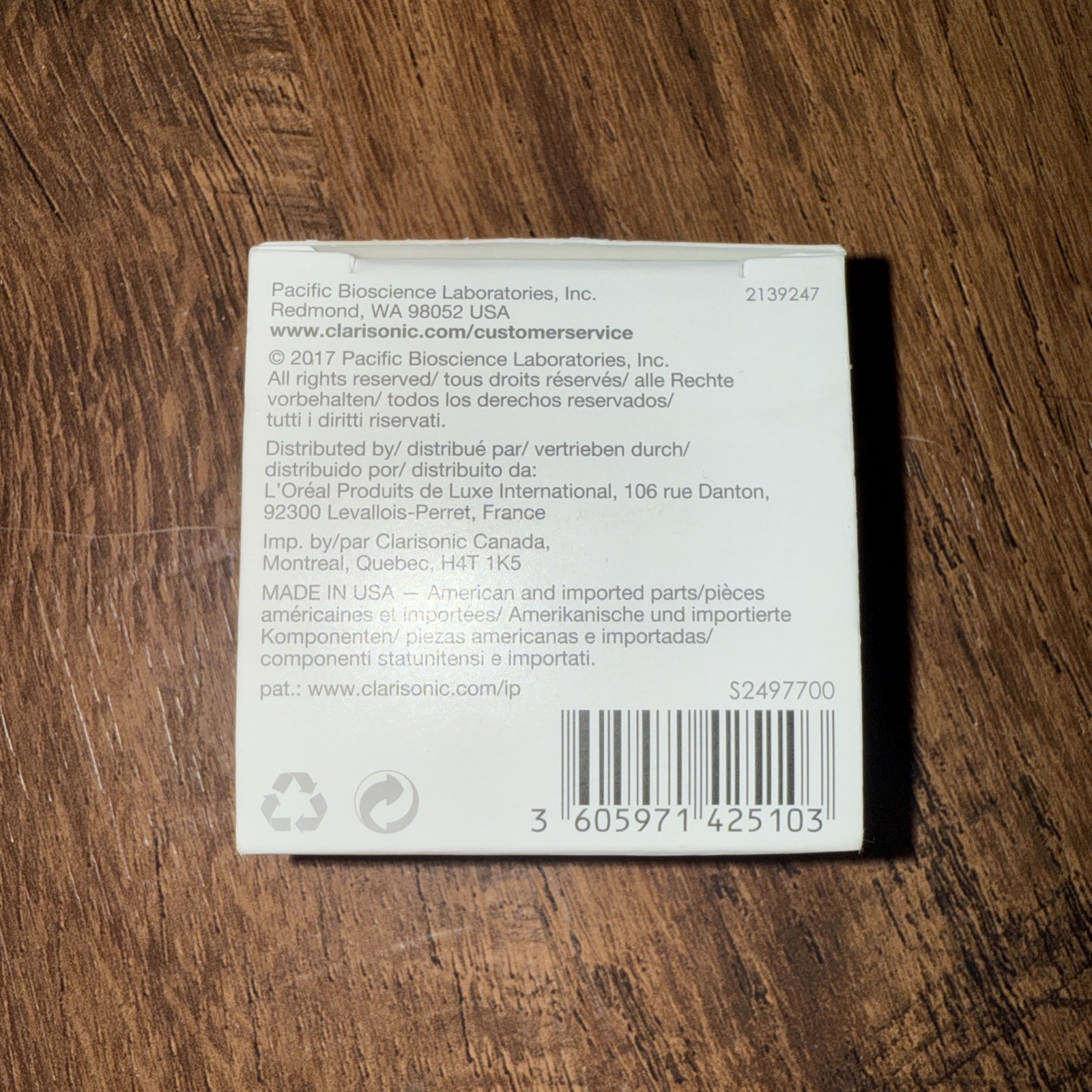 Clarisonic Revitalizing Cleanse Brush Head Replacement New NIB! Rare