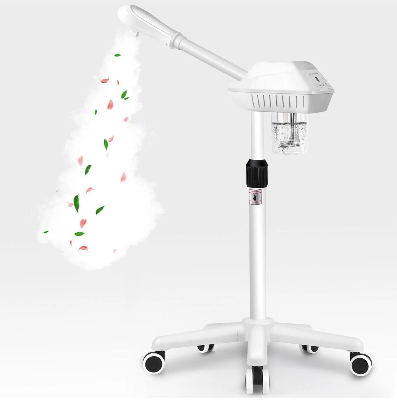NEW! Professional Facial Steamer, Facial Steamer on Wheels, SPA Ozone Nano Facia