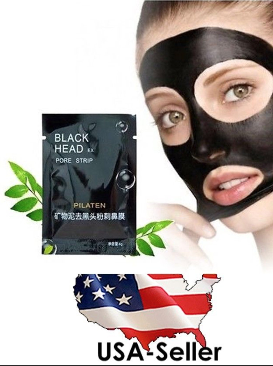 PILATEN Blackhead Remover Deep Cleansing Purifying Peel Acne Black Mud Face Mask