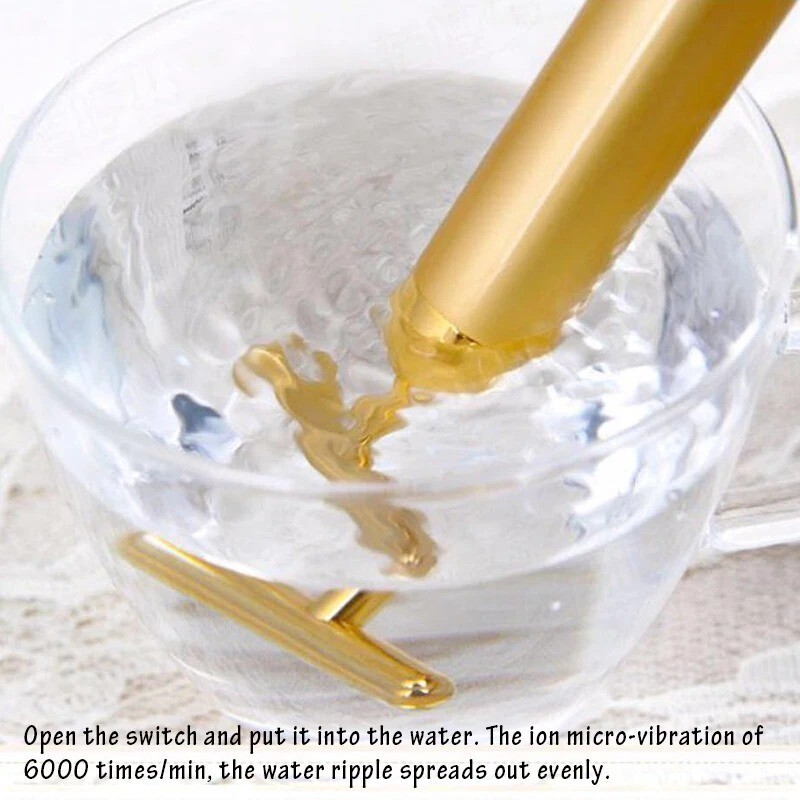 Gold Facial Slimming Face Beauty Bar Facial Roller Massager Vibrating Tool