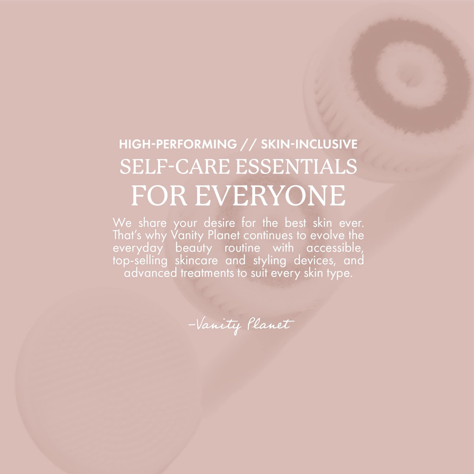 Vanity Planet Raedia & Ultimate Skin Spa Combo 3 Brushes – Designed for White