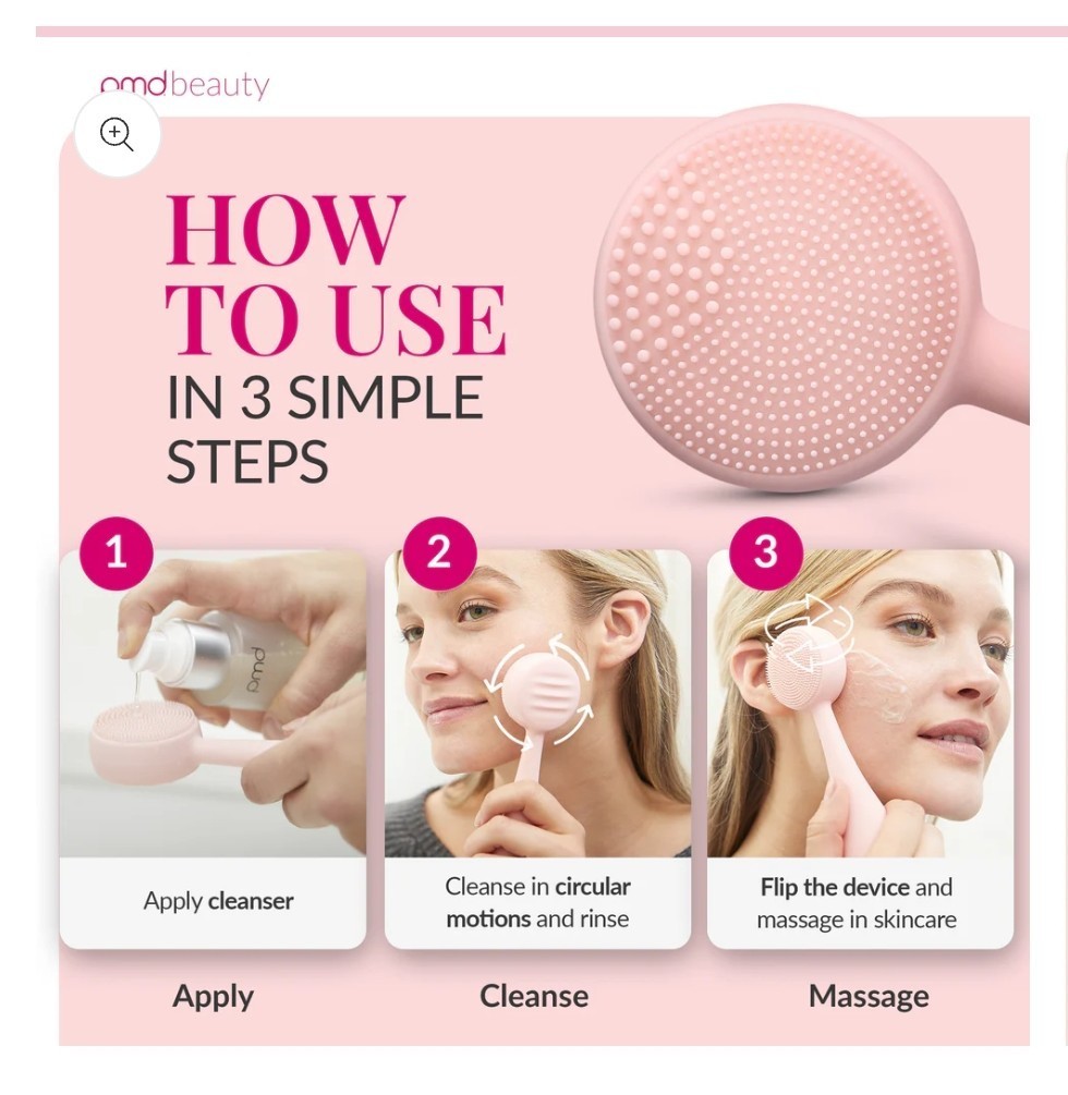 NEW | PMD Clean Facial Cleansing Device – “Blush” | Skincare Technology