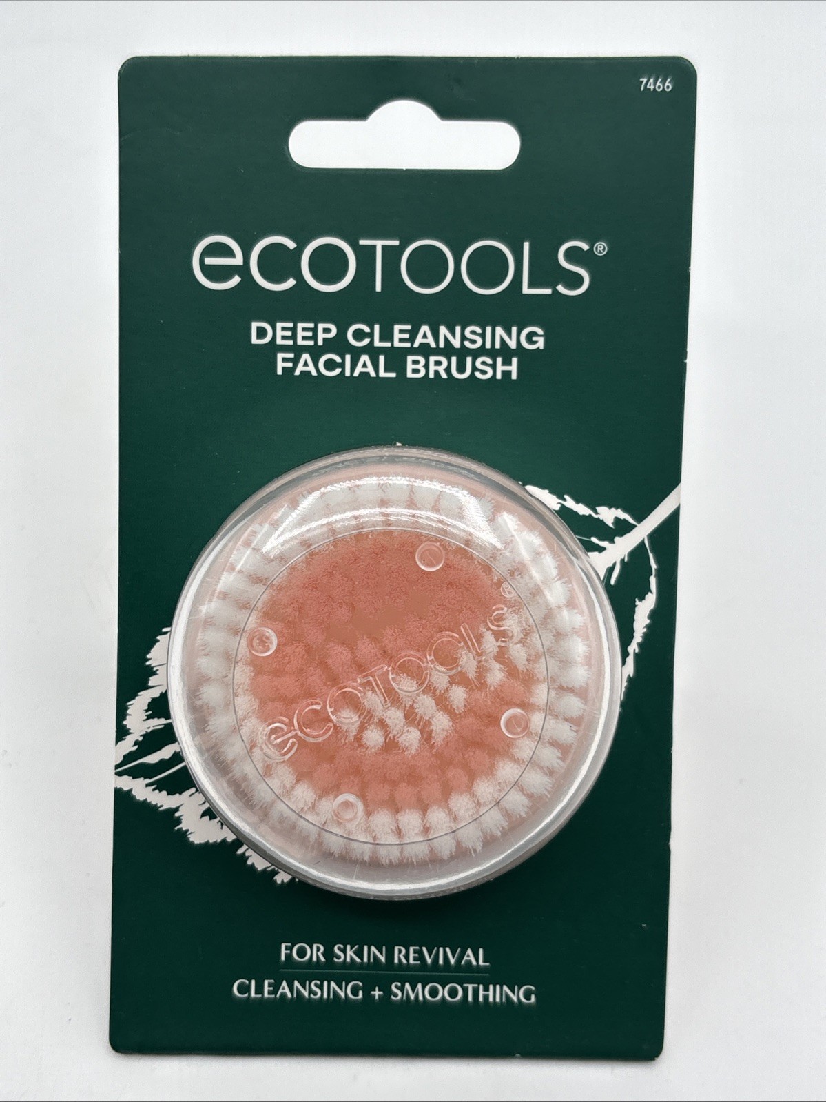 Ecotools Deep Cleansing Facial Brush Cleansing + Smoothing Pink Peach Brush
