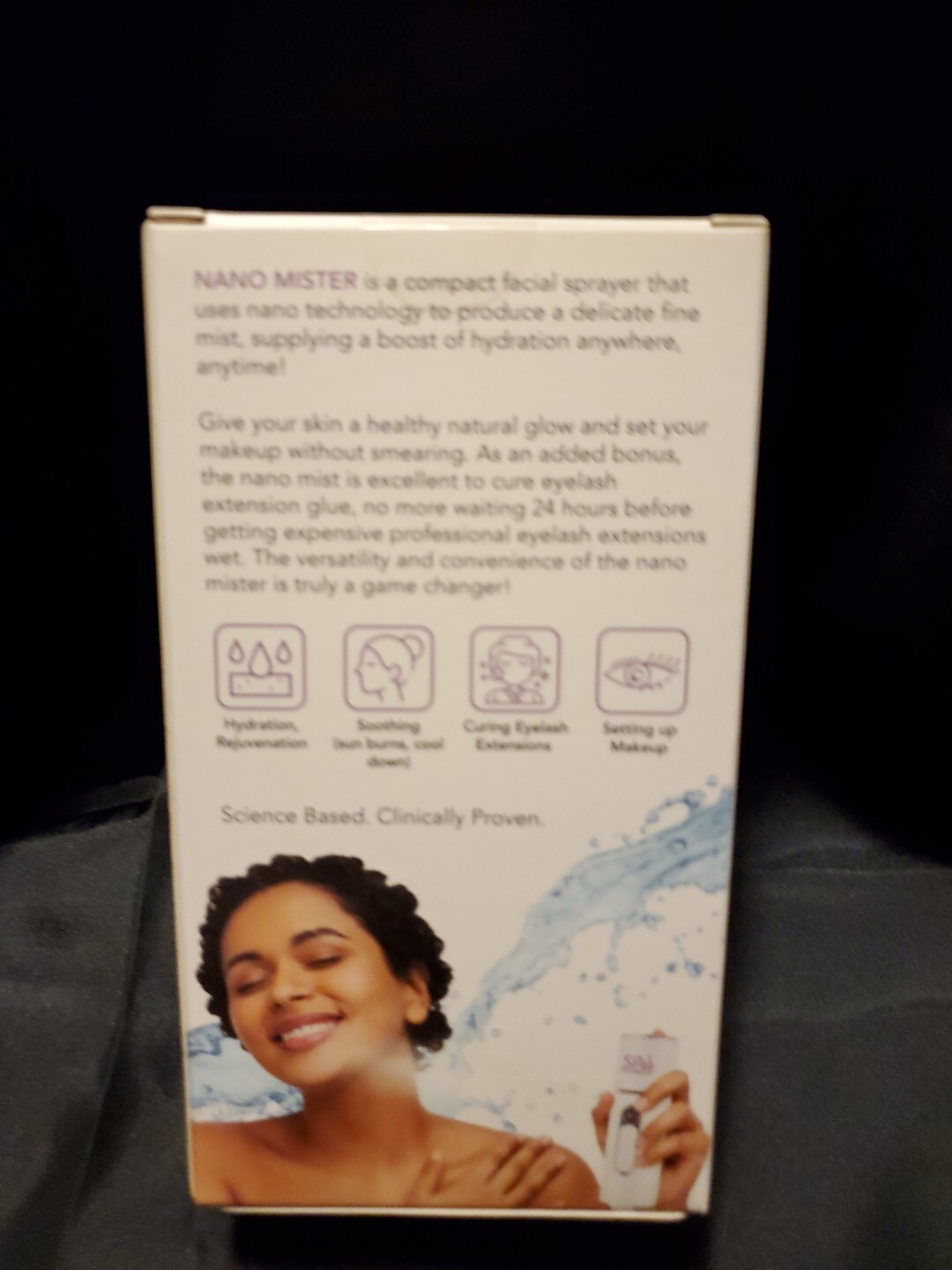 NEW Sealed Spa Sciences Nano Mister Facial Mist Sprayer