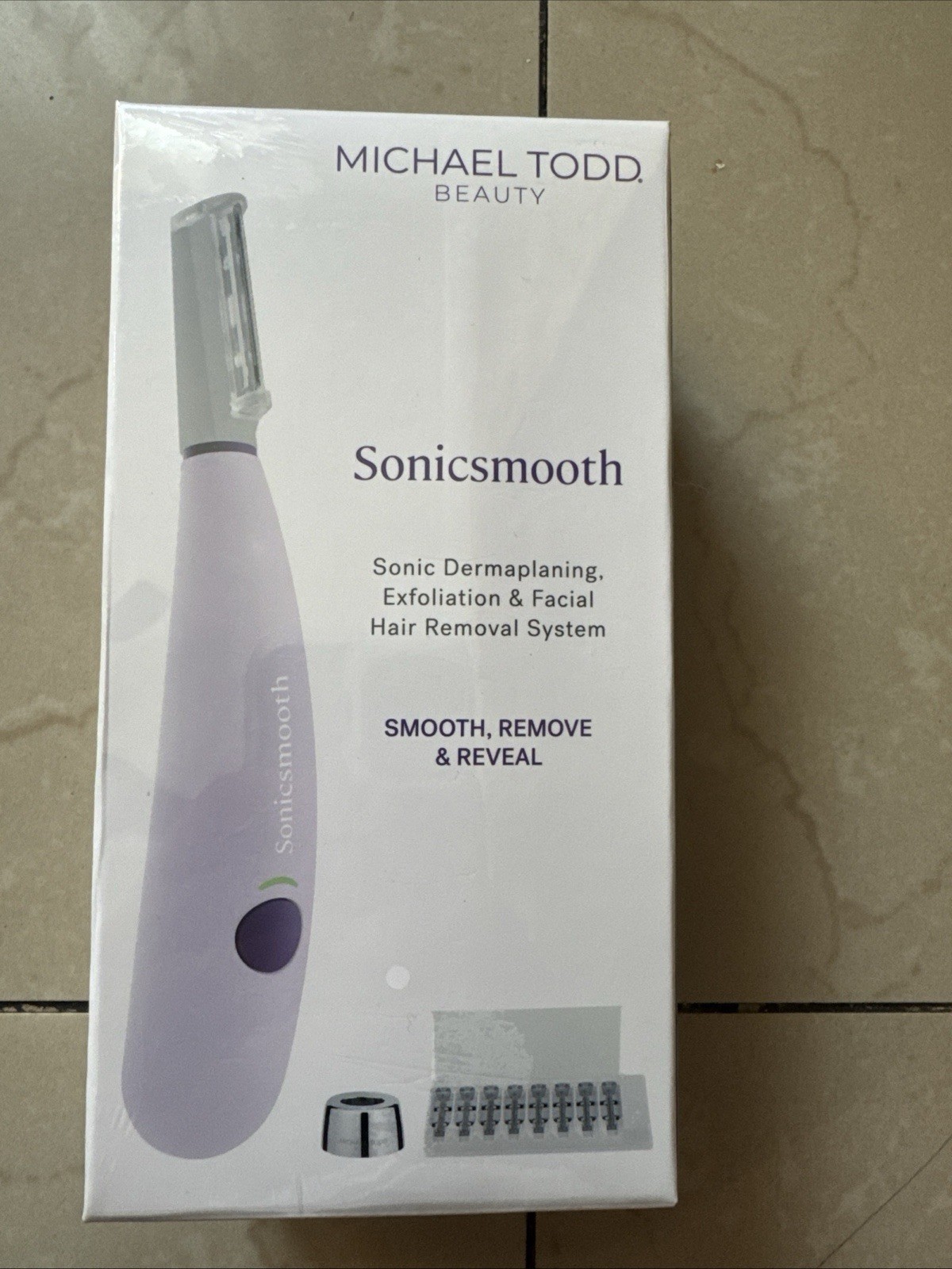Michael Todd Sonicsmooth Dermaplaning System – Purple New Sealed Box