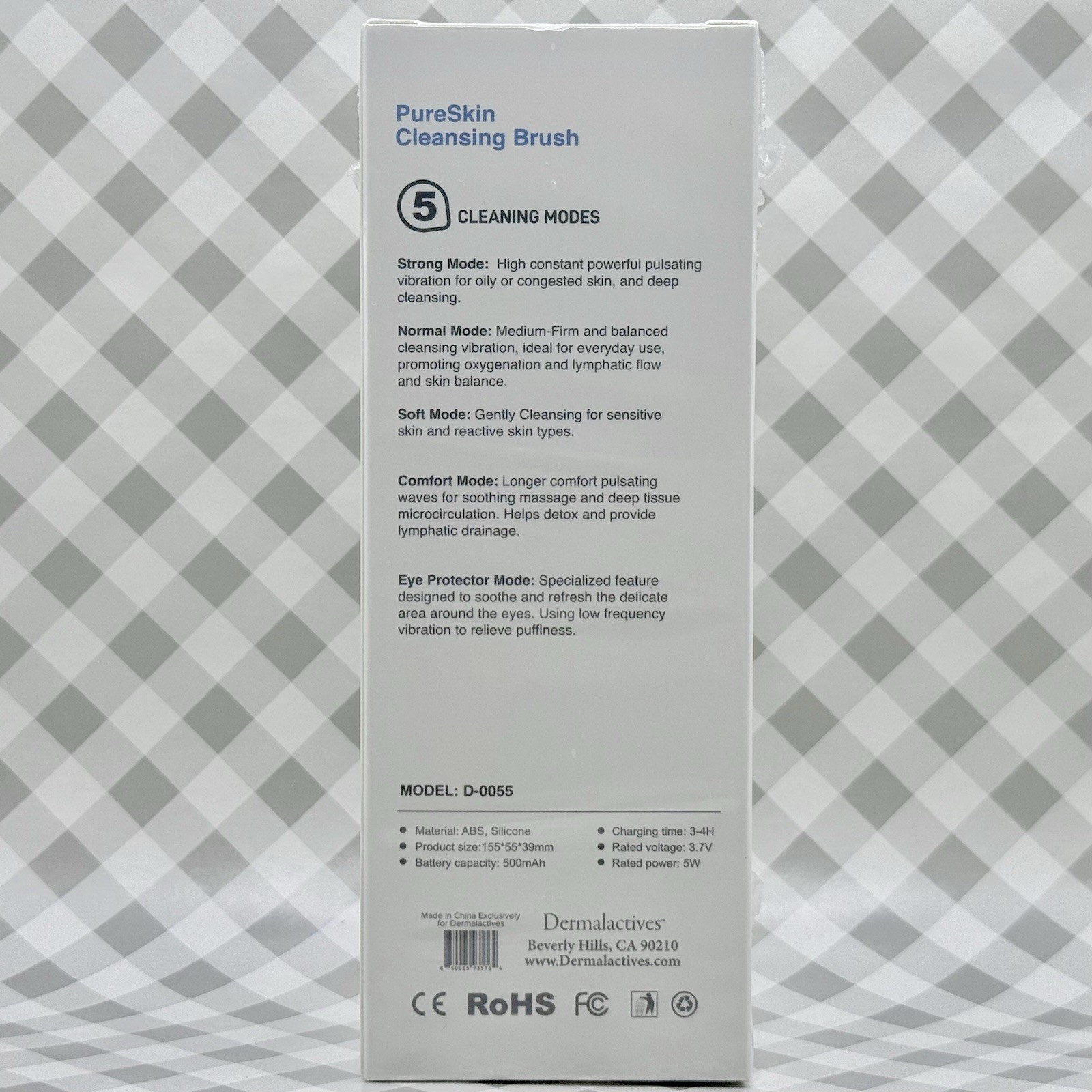 Dermalactives PureSkin Cleansing Brush 5 Cleaning Modes $130 ••SEALED••🎁