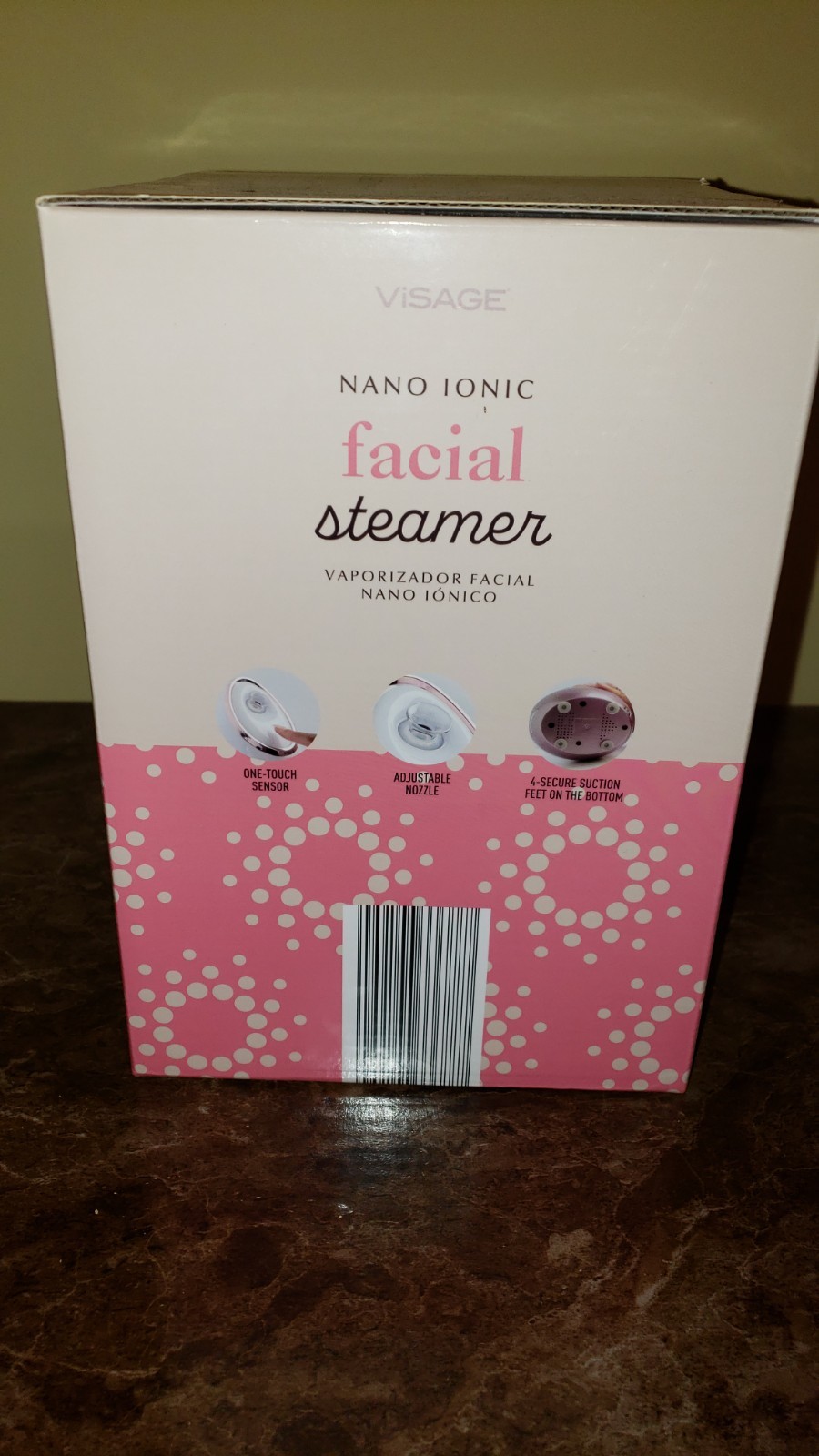 Visage Nano Ionic Facial Steamer All Skin Types Cleanse Hydrate Softens Skin