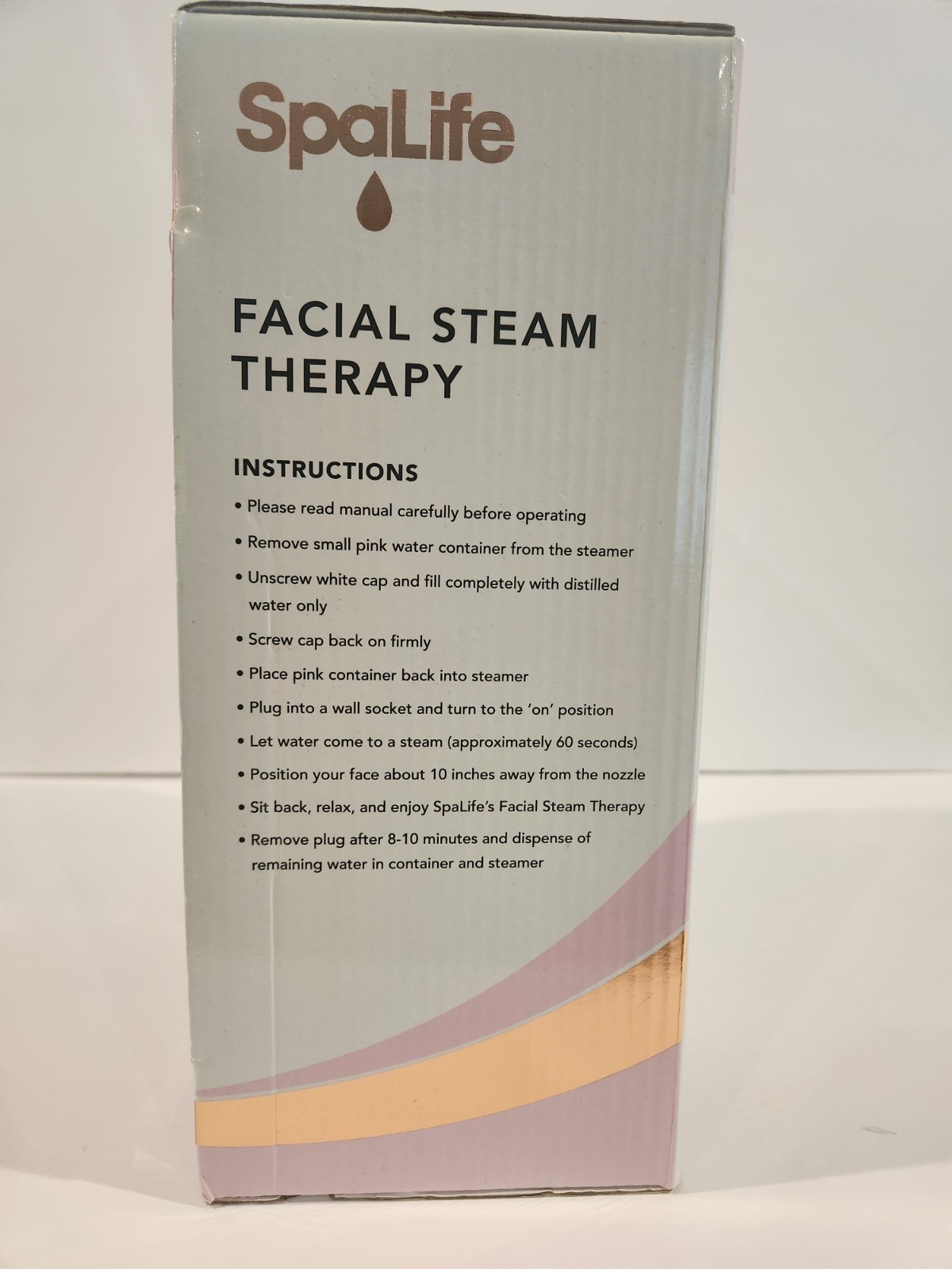 SpaLife Nano Facial Steam Therapy Portable Steamer Skincare NEW