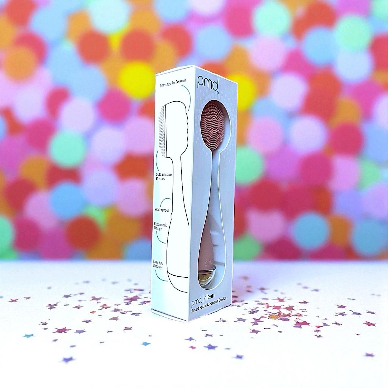 PMD Beauty Smart Facial Cleansing Device in Rose New In Box