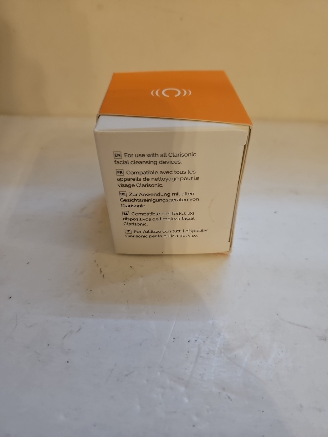 Clarisonic Sonic Exfoliator Retexture Refresh Replacement Brush Head Orange -NIB