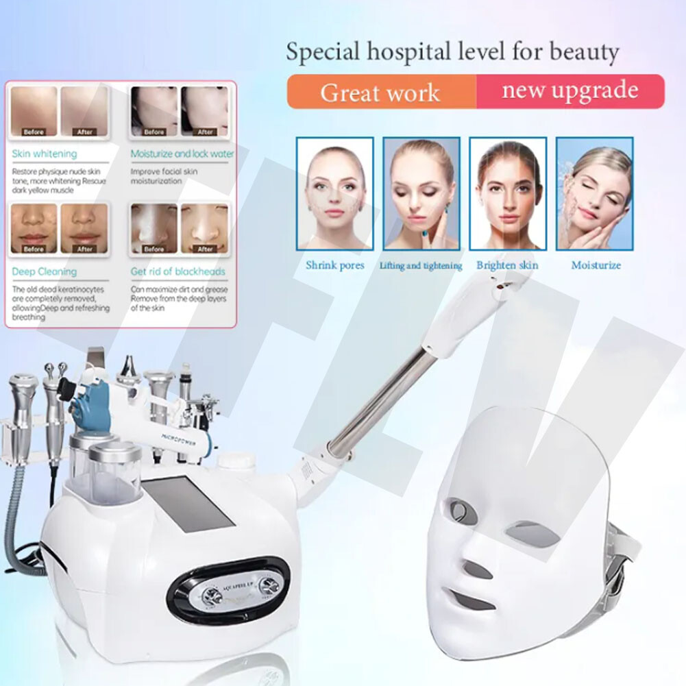 New care oxygen jet dermabrasion peeling skin tightening facial machine