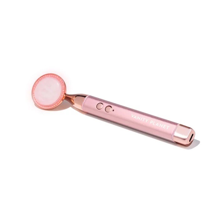 Vanity Planet Sonic Rose Quartz Beauty Bar LED Wand (VNT25024) Brand New
