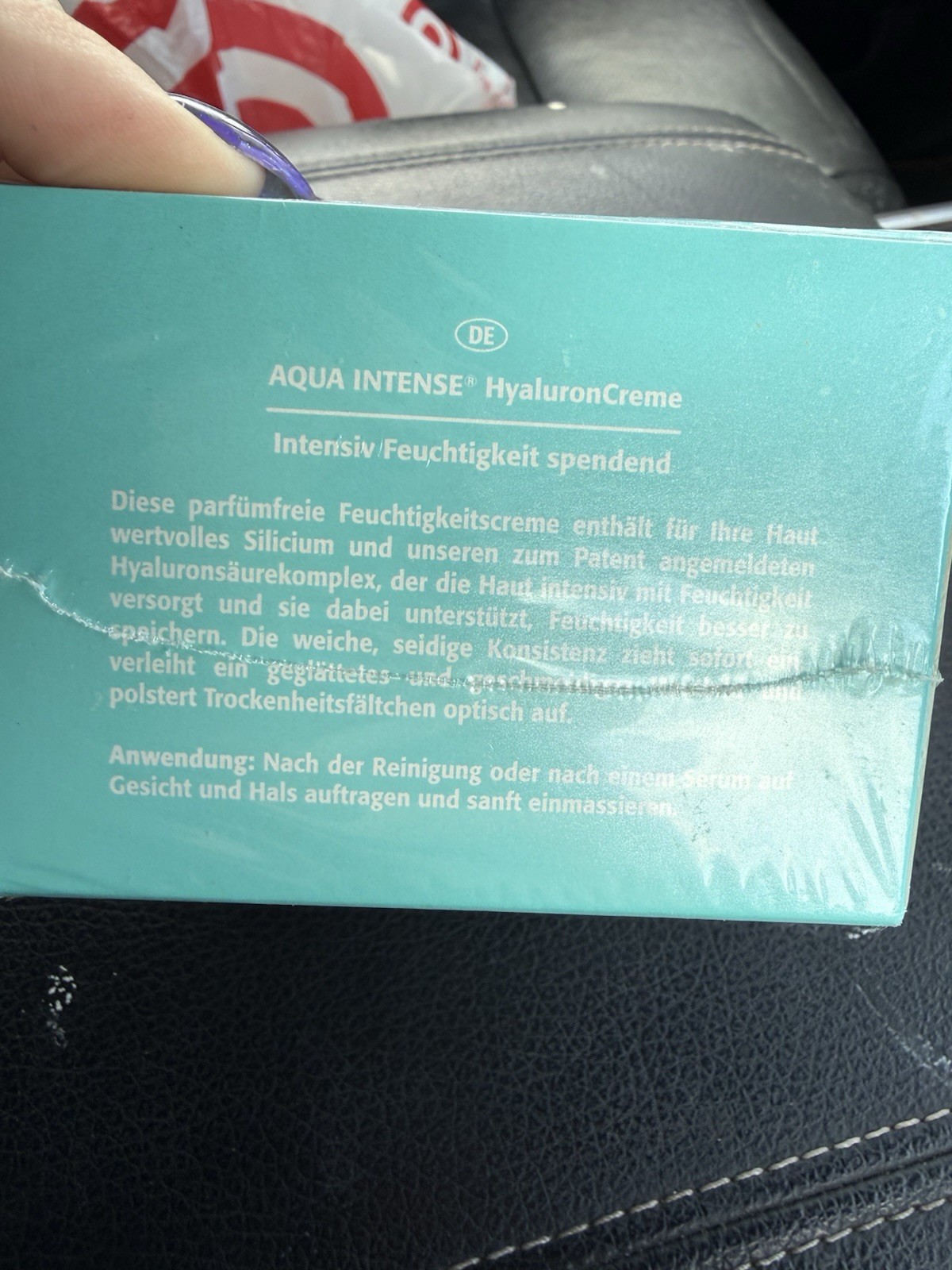 M. ASAM AQUA INTENSE HYALURON CREAM 3.38 oz / 100ml. NIB