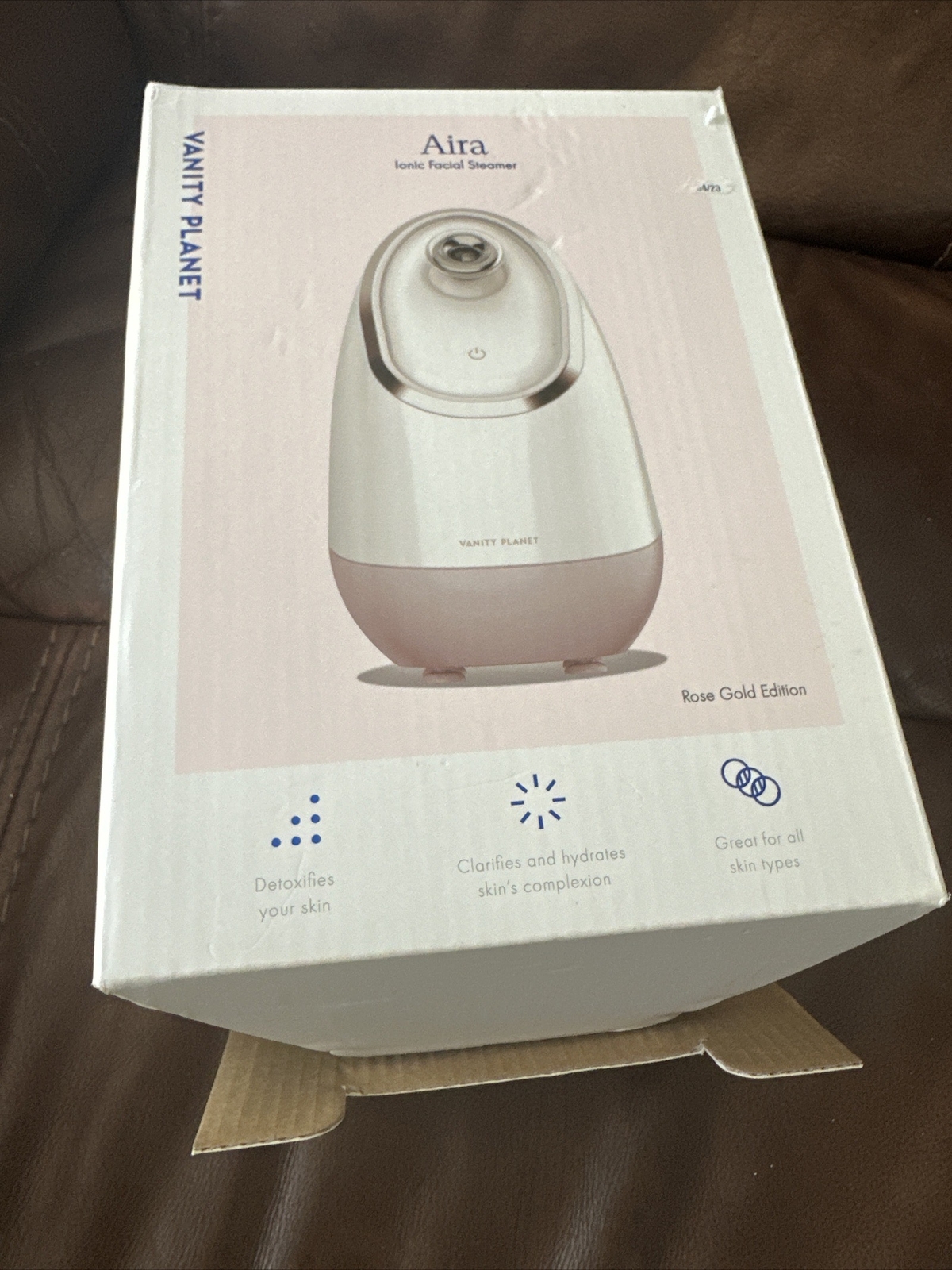 Vanity Planet Aira Ionic Facial Steamer Rose Gold Edition Detox your Skin