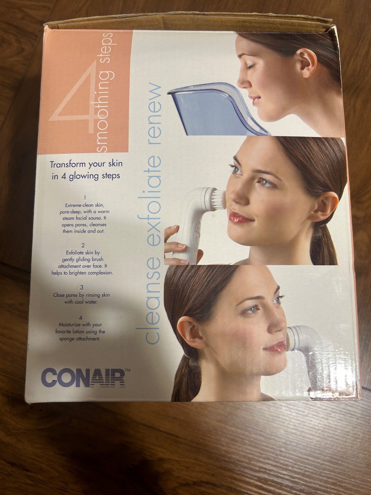 Conair vintage 2008 moisturizing mist facial sauna new in box, renew facial skin