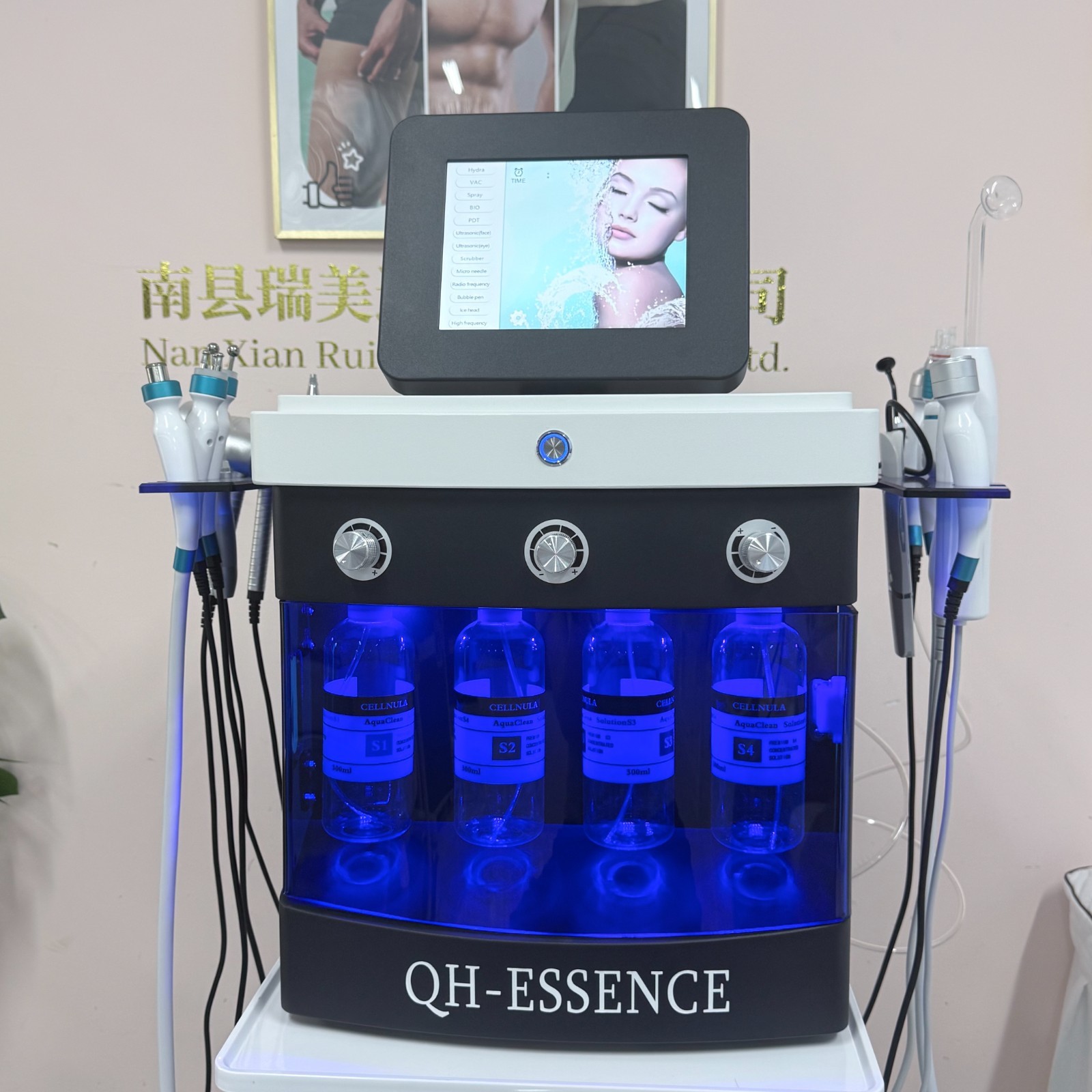 14-in-1 Facial Cleaning Beauty Machine Skin Brightening Acne Blackhead Removal