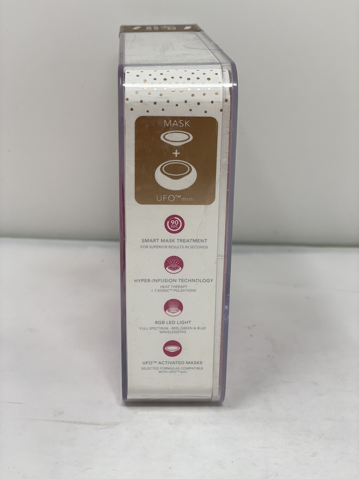 Foreo UFO Mini LED Thermo Activated Smart Face Mask Treatment Device Fuchsia