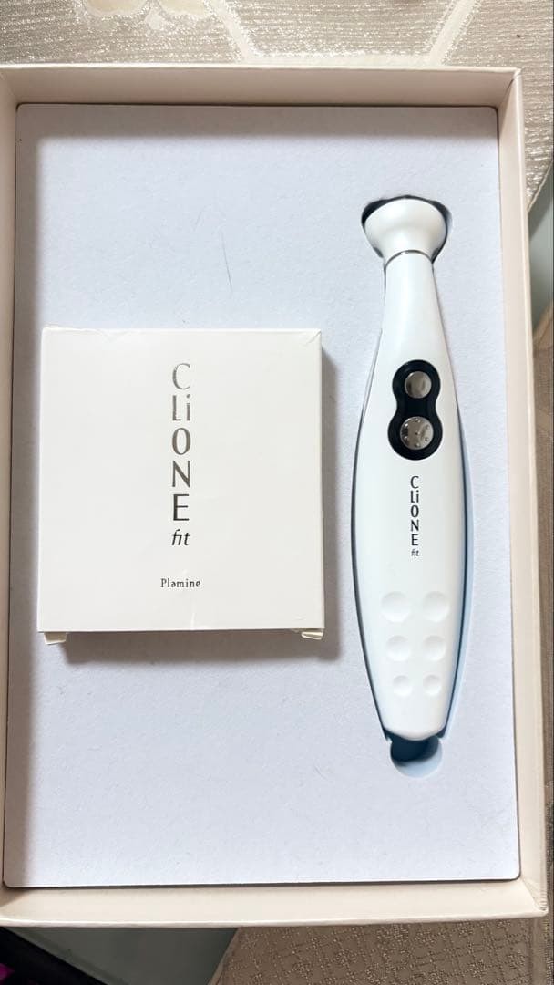 CLIONE fit Plamine Beauty Device Facial Care EMS RF LED with BOX Used From Japan