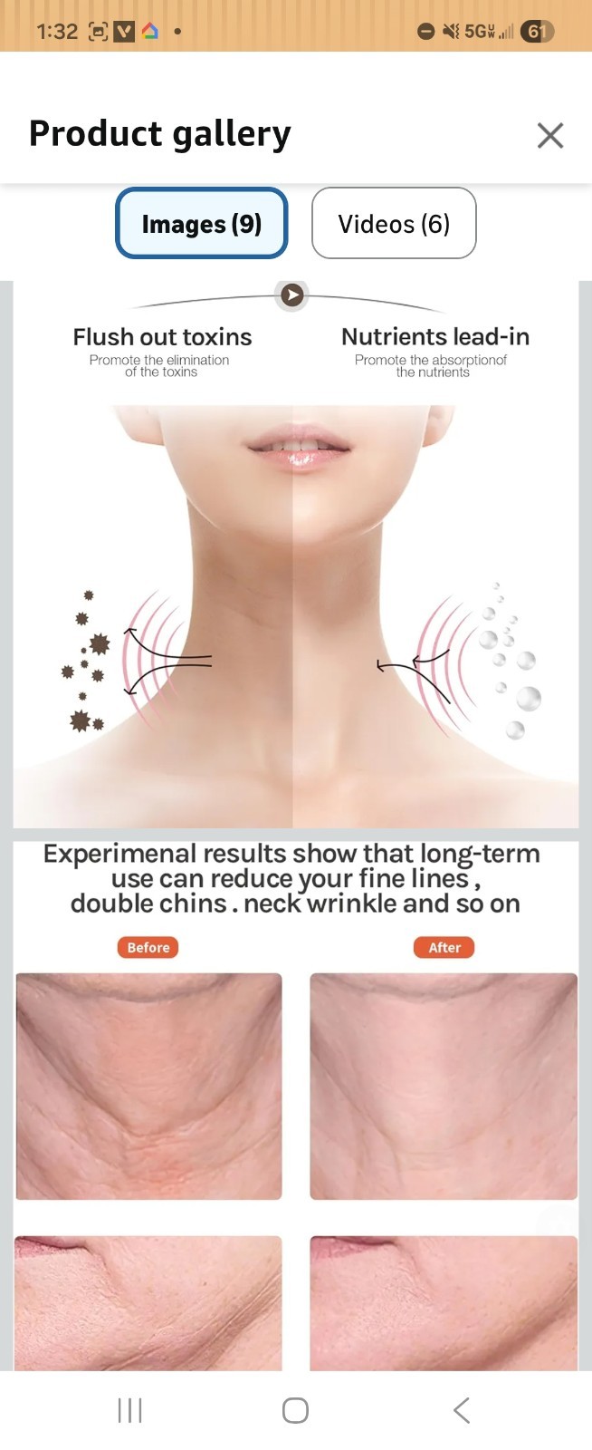 MS. W Red Light Facial Massager, Skin Care Tools for Face & Neck Beauty Device,