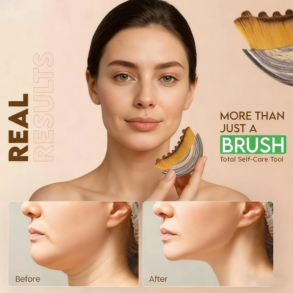 Lymphatic Contour Face Brush – Reduces Puffiness & Restores Definition, Lymphat