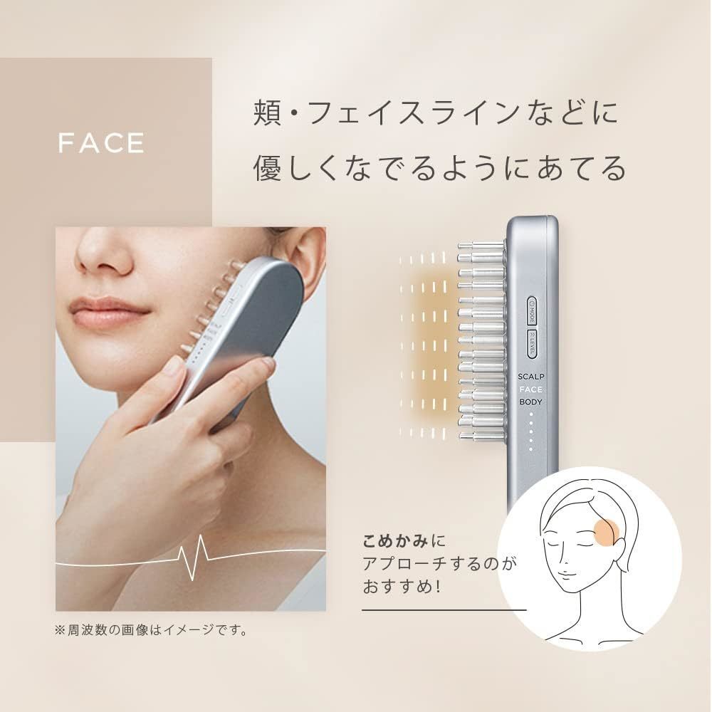 SALONIA EMS Lift Brush Face Care Beauty Esthetic Facial Device Home Esthetic