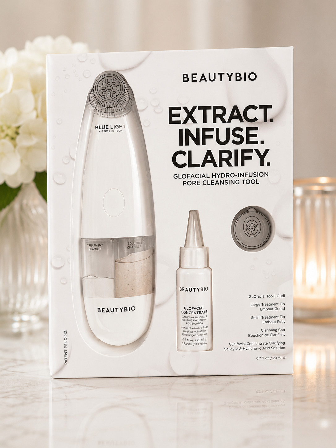 BeautyBio Glofacial Hydro-Infusion Pore Cleansing Tool (Retail $200)