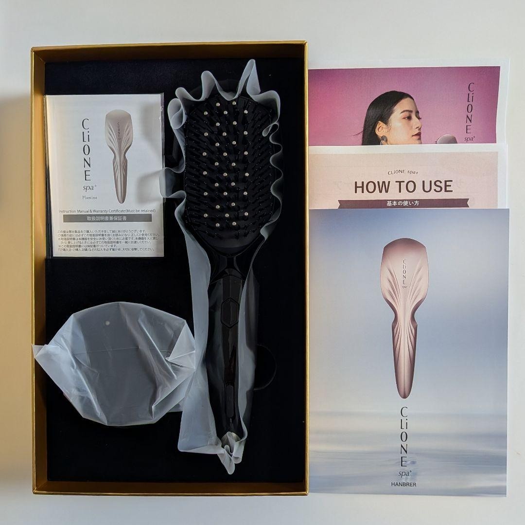 Plamine Clione Spa + Plus EMS Electric Brush Massage Facial Beauty Care Used JP