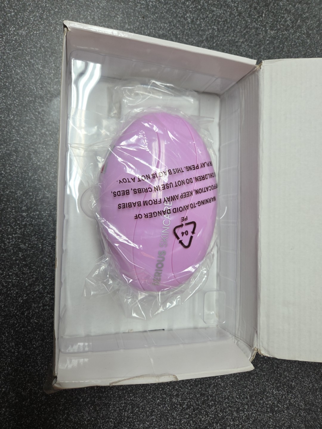 Serious Skincare The EGG Facial Toning System New Sealed – Purple Lilac Color