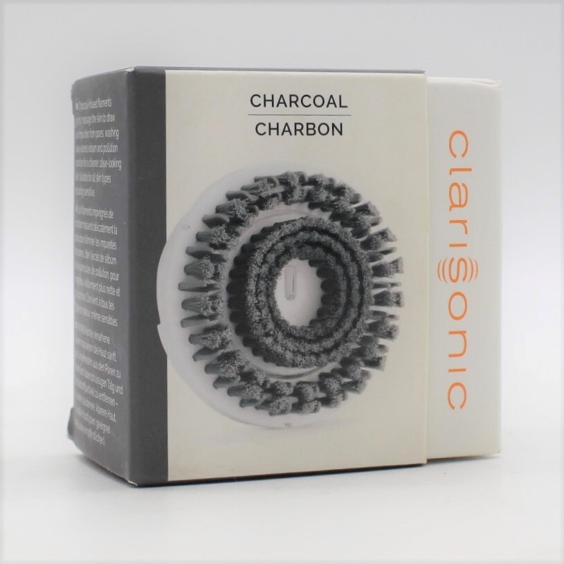 1 Sealed AUTHENTIC clarisonic CHARCOAL Facial Cleansing Brush Head Replacement