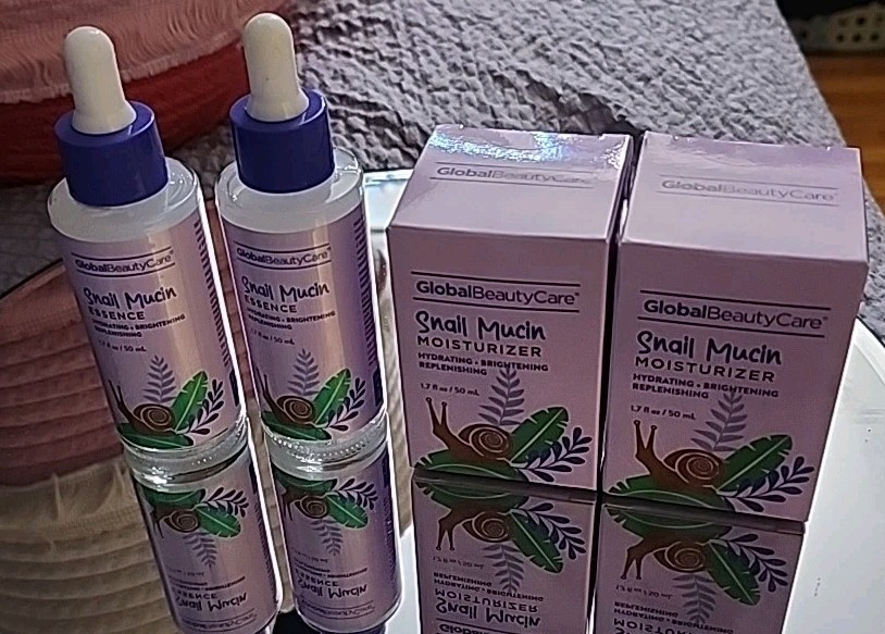 MLNshops Snail Mucin Skincare Set for Hydration Pack Of 4