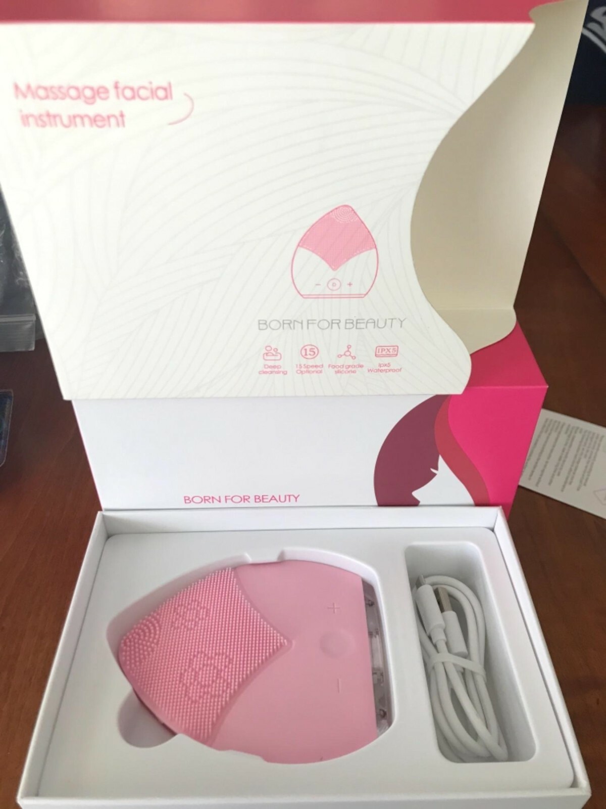 Massage Facial Instrument – Pink Or Purple