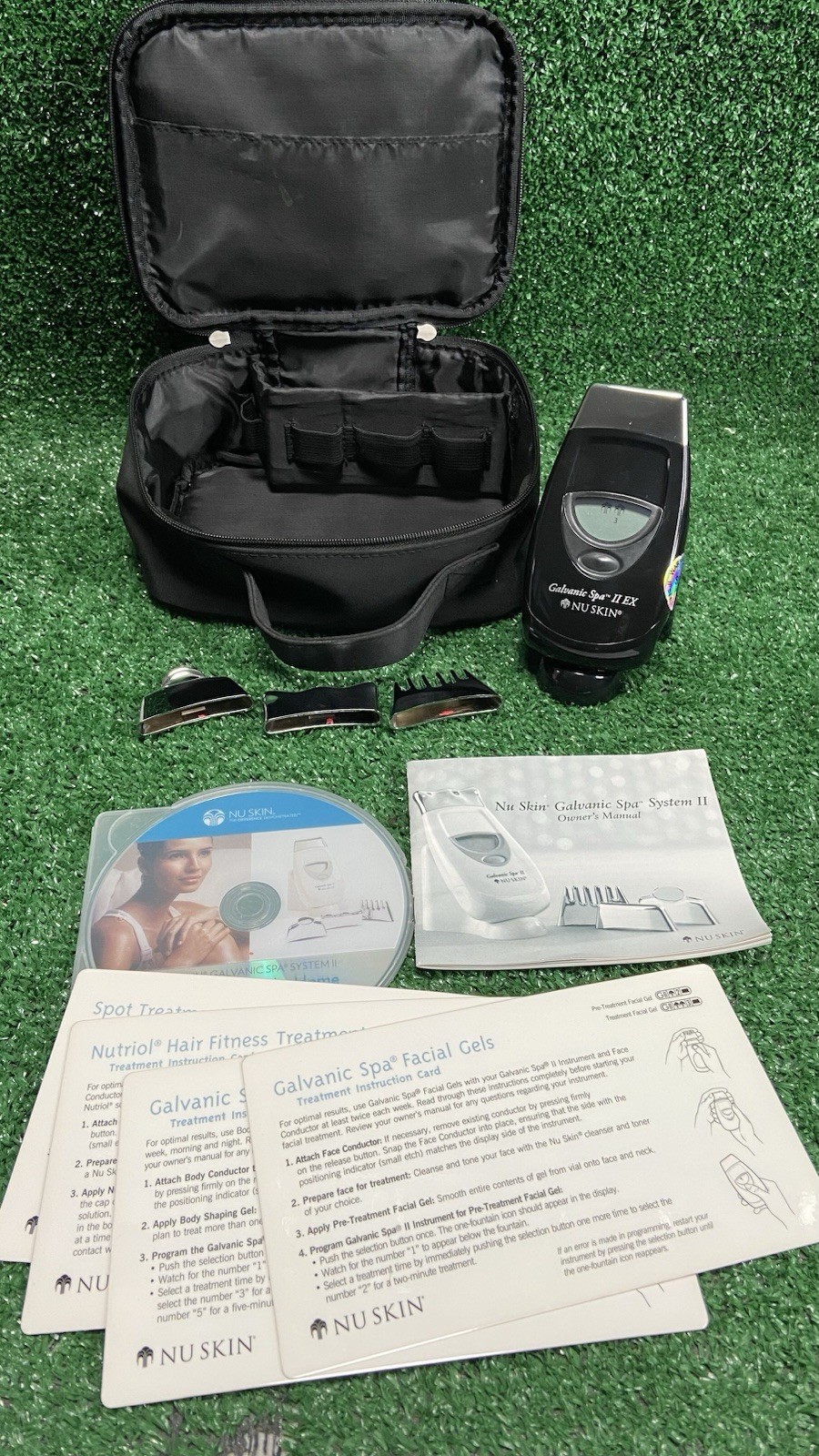 NU SKIN NUSKIN Galvanic Spa System II Ageloc Body Face Spa & 3 boxes of gels.