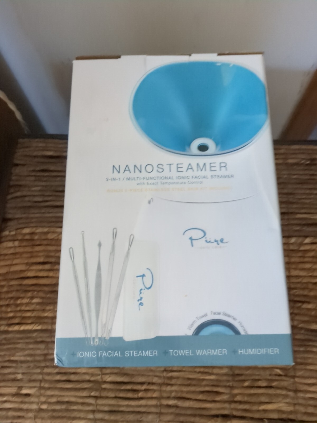 Pure PDC-4001- NanoSteamer Large 3-in-1 New Free Ship