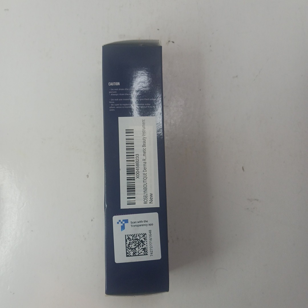 Derma Roller For Hair Beard And Facial Skin 540 NEEDLES BLUE BLACK HANDLE NIB