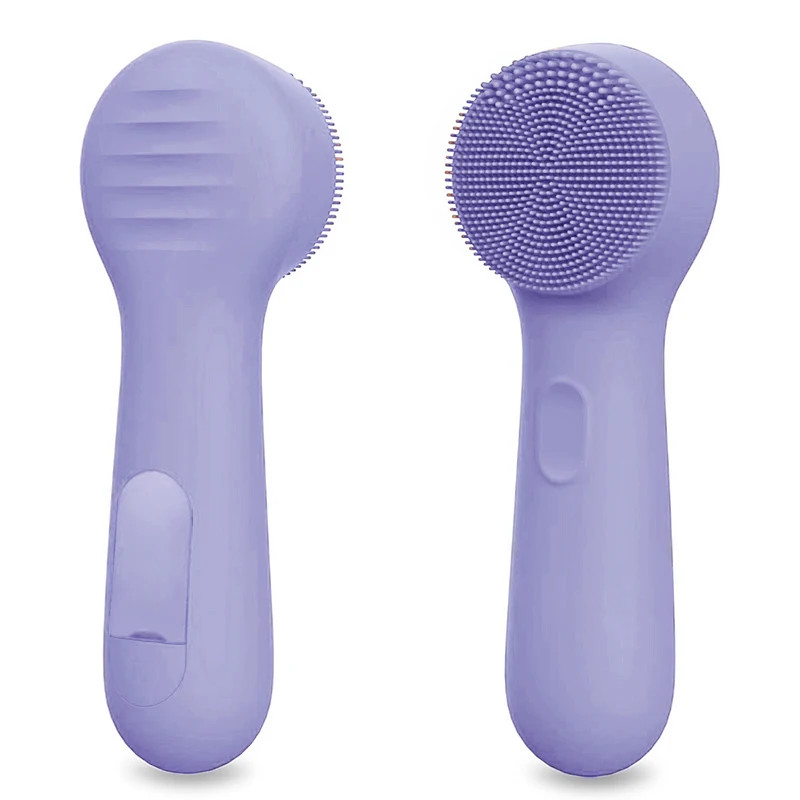Silicone Facial Cleansing Brush – Sonic Vibration Massager – USB Rechargeable To
