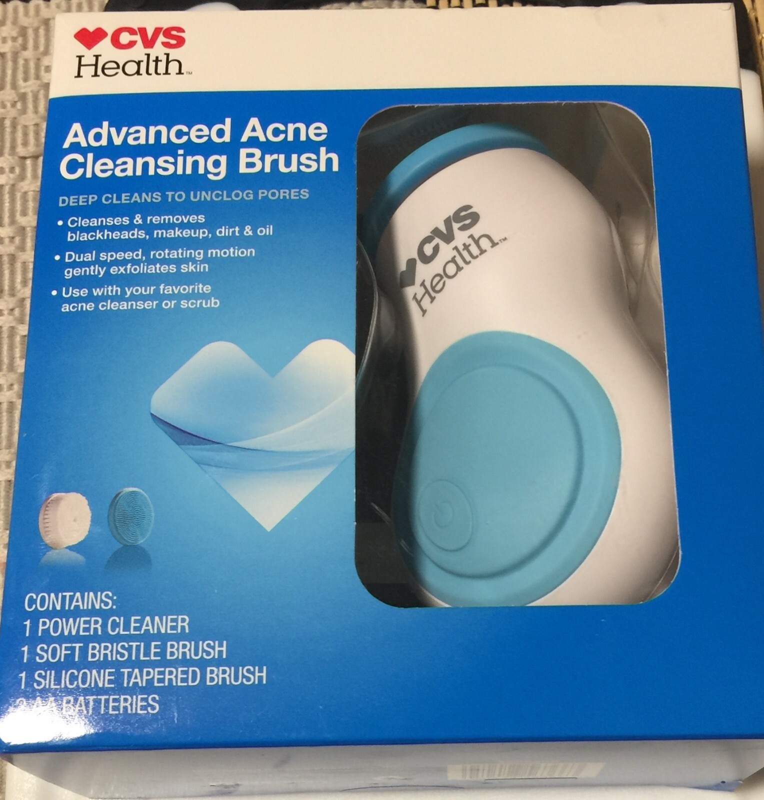 CVS Health Advanced Acne Cleansing Brush – Sealed Box