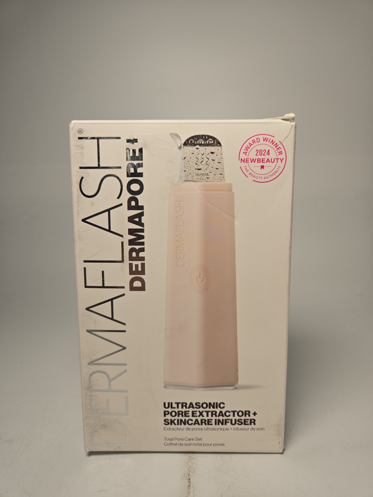 Dermaflash Dermapore+ Ultrasonic Pore Extractor + Skincare Infuser