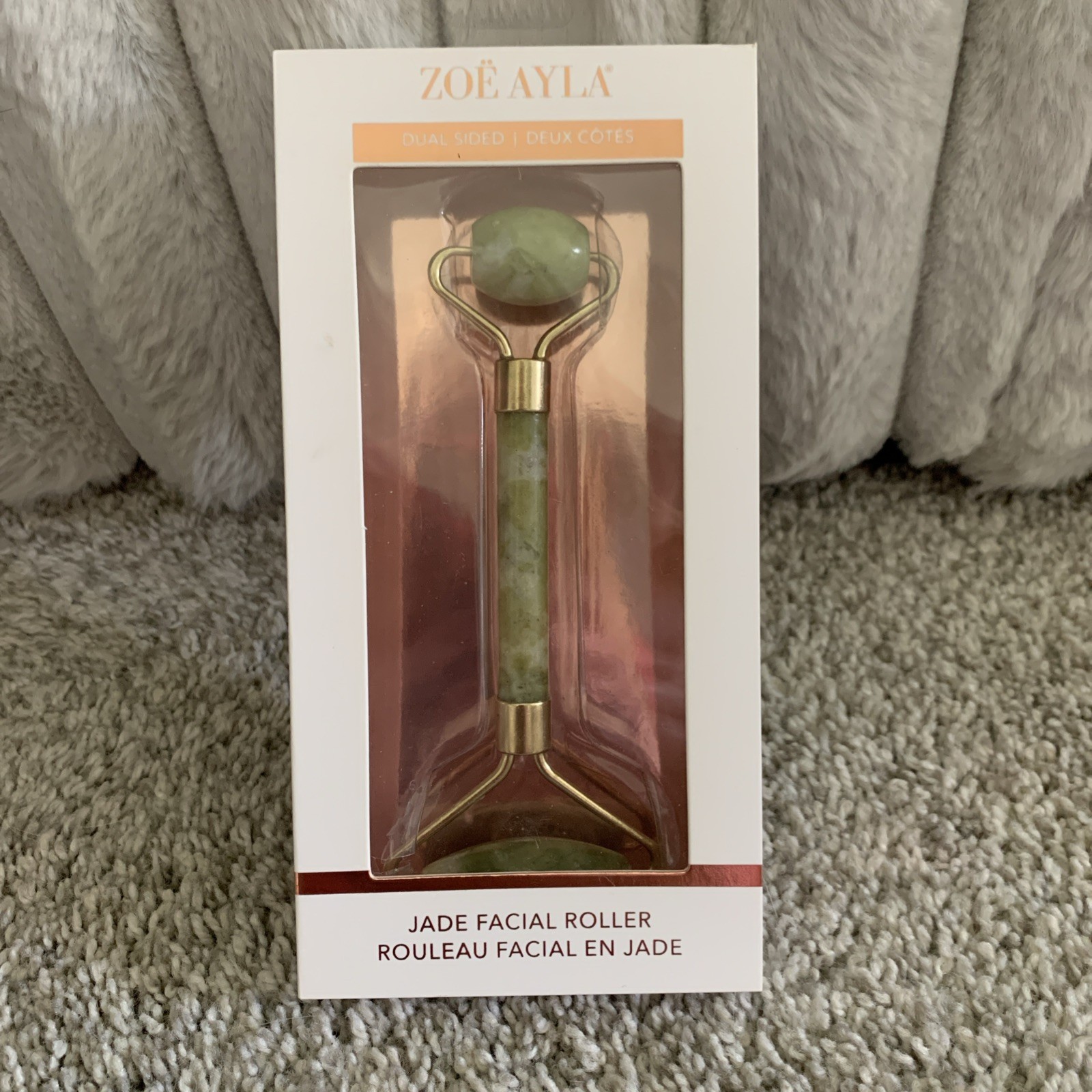ZOE AYLA Jade Facial Roller New In Box
