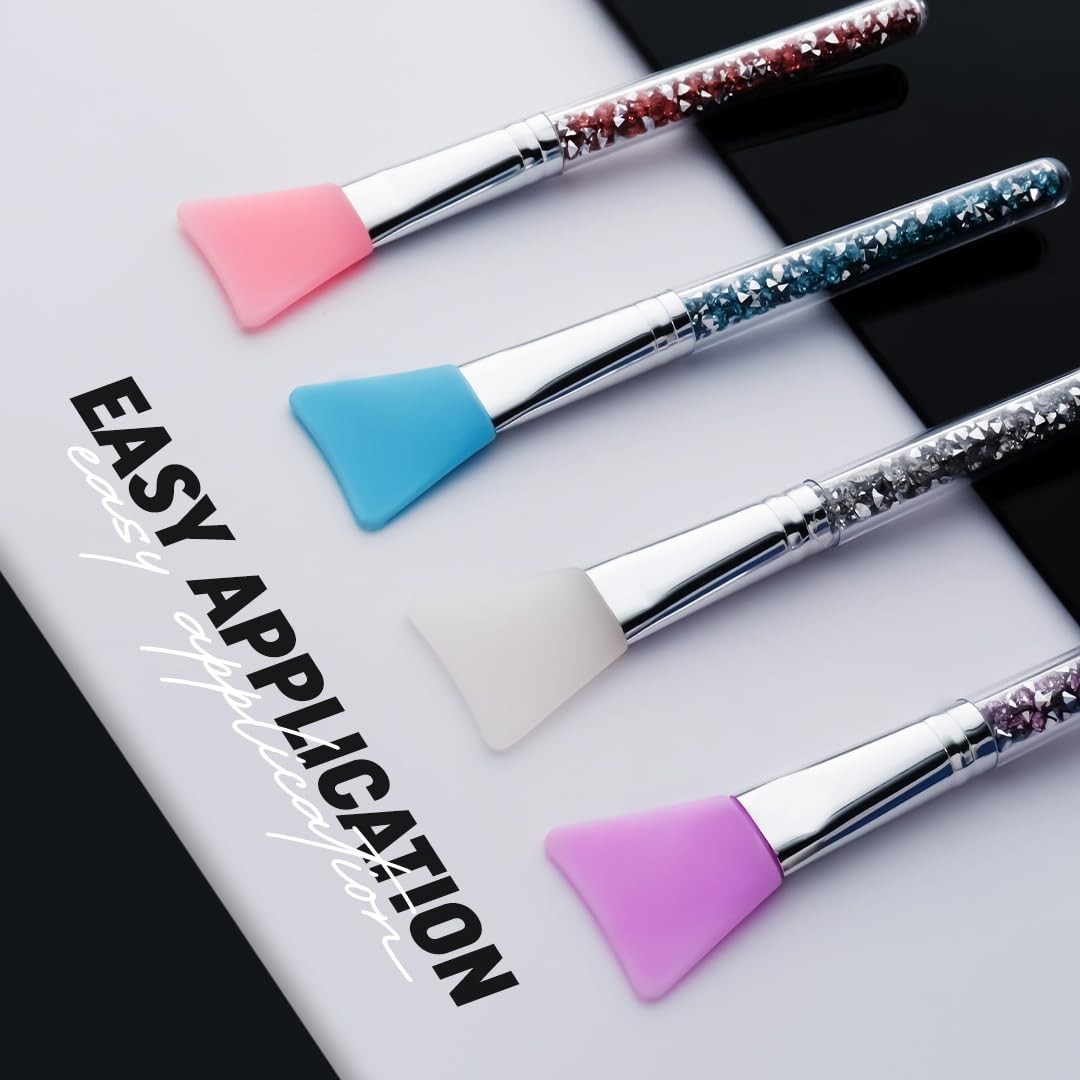 Gleva Silicone Face Brush & Makeup Set – Pink Beauty Tool for Women & Girls