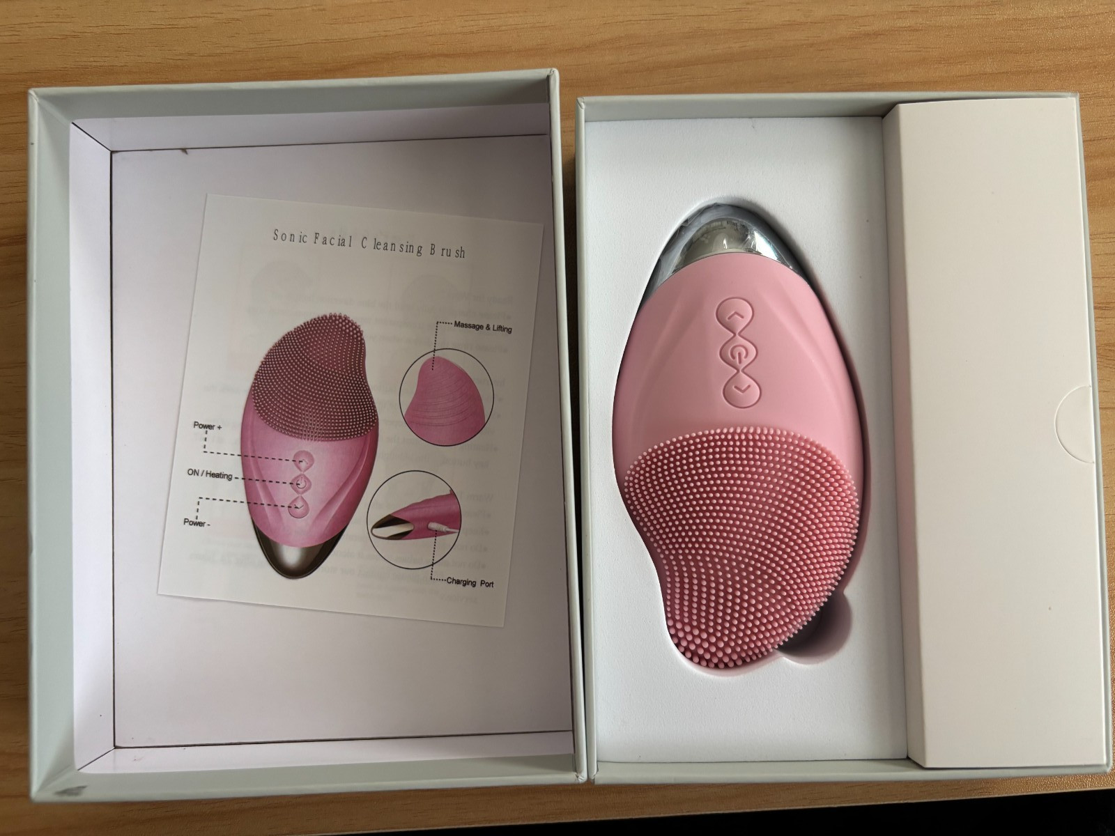 Farsaw Facial Cleansing Brush Rechargeable Exfoliation Firming Face Massager