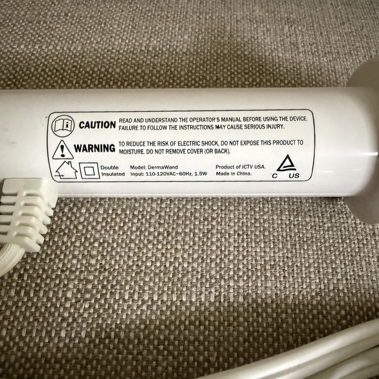 Derma Wand Original Anti Aging Skincare Tool Never Used