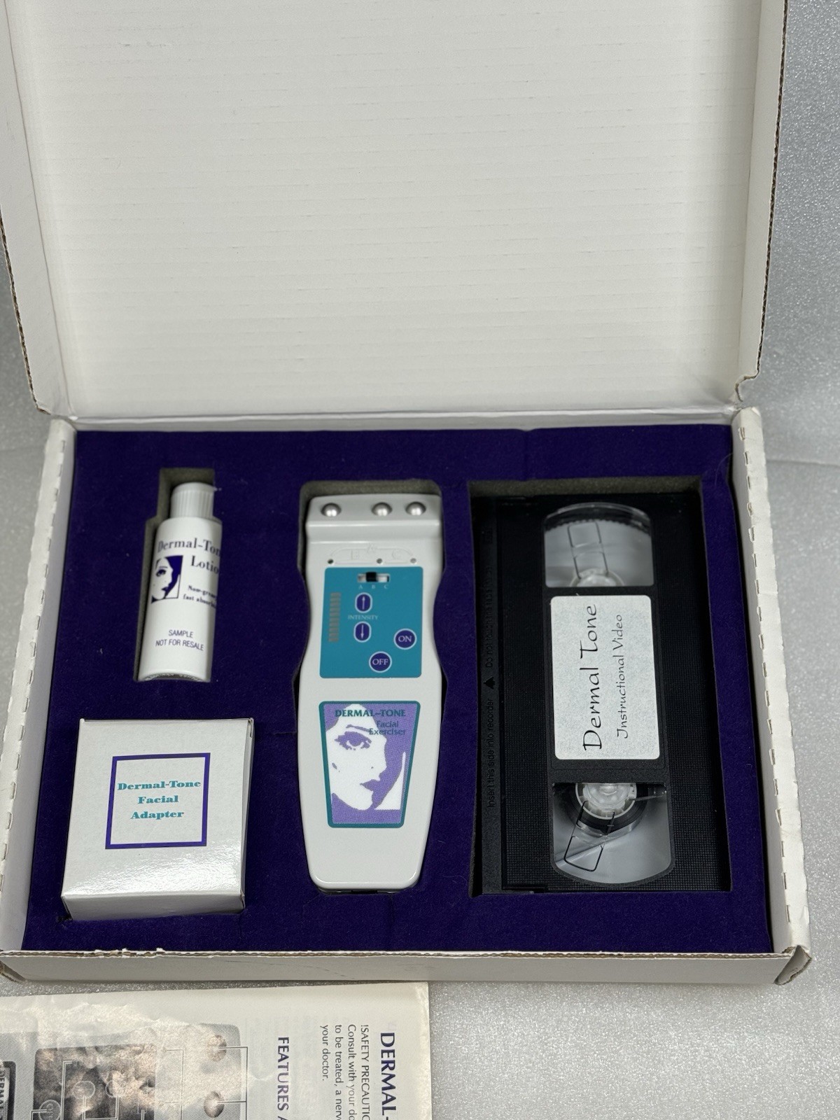 Vintage Dermal-Tone Facial Exerciser Kit