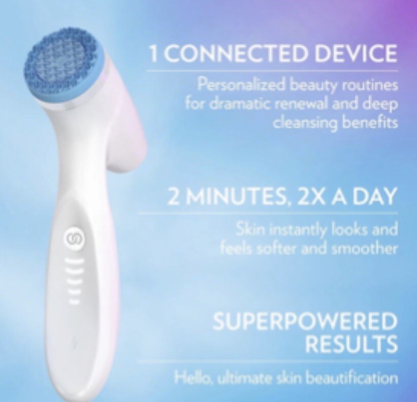 Nu Skin LUMISPA iO, Rose Gold w/Acne/Blemish Cleanser Authentic + Free Gift 🎁