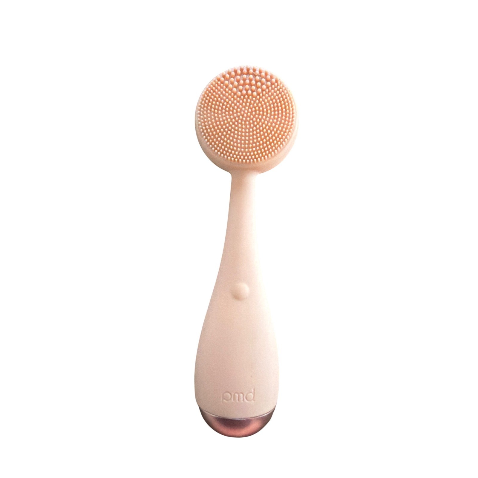 PMD Clean Smart Facial Cleansing Device Blush Pink SonicGlow Silicone Brush