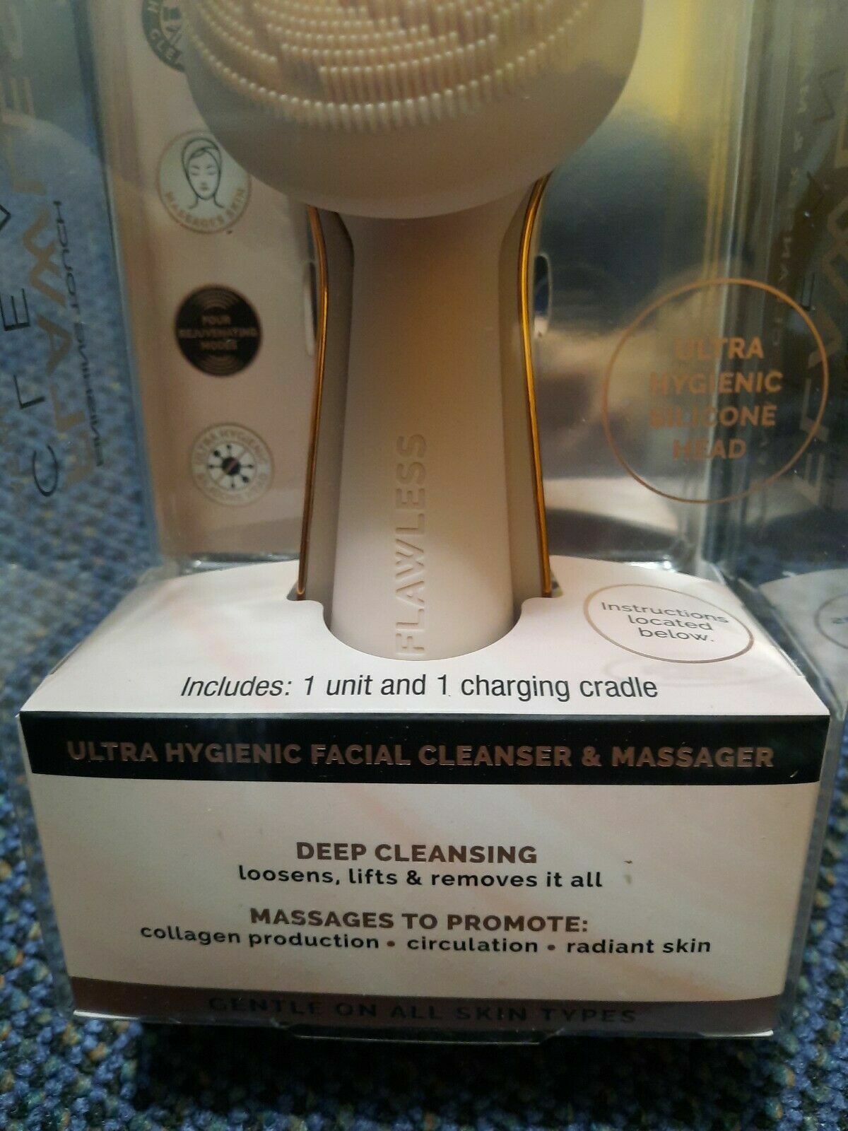 Finishing Touch-FLAWLESS Cleanse Facial Brush For All Skin Types