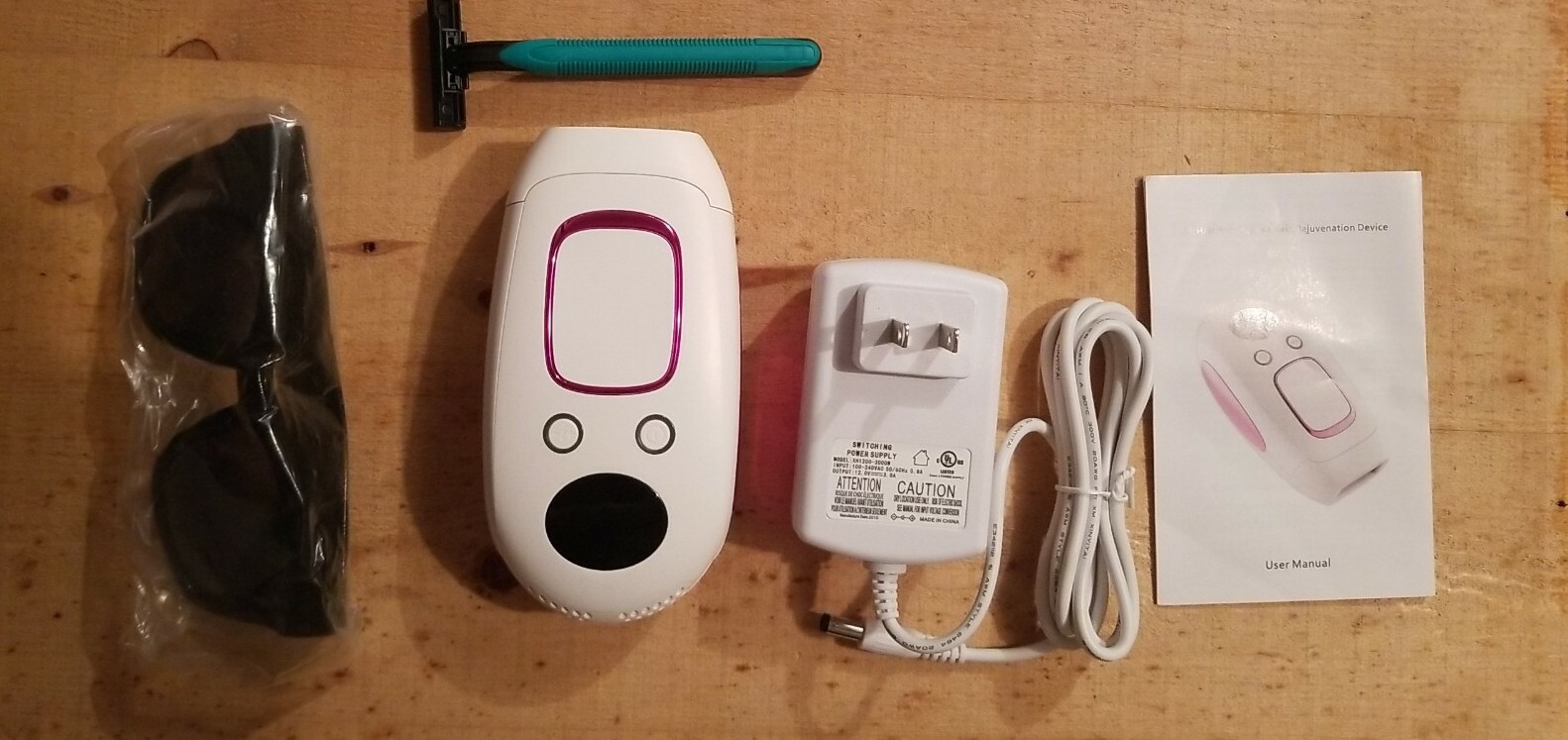 Project E Beauty Wand Neon & Argon | Violet & Orange & IPL Hair Removal Device